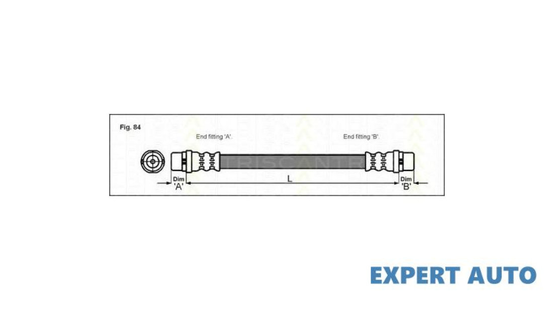 Furtun frana Audi AUDI A8 (4E_) 2002-2010 #2 03Q27082