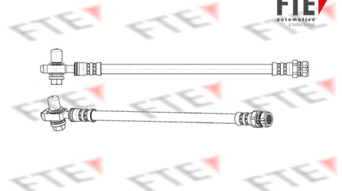 Furtun frana Axa spate dreapta (253E865E12 FTE) AUDI,SEAT,SKODA,VW