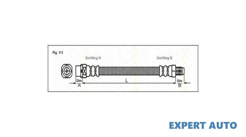 Furtun frana BMW 5 (E39) 1995-2003 #2 03Q32405