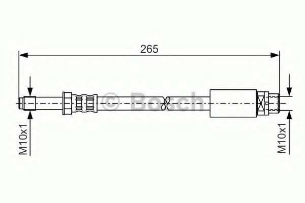 Furtun frana BMW Seria 3 Touring (F31) (2011 - 2016) BOSCH 1 987 476 359 piesa NOUA