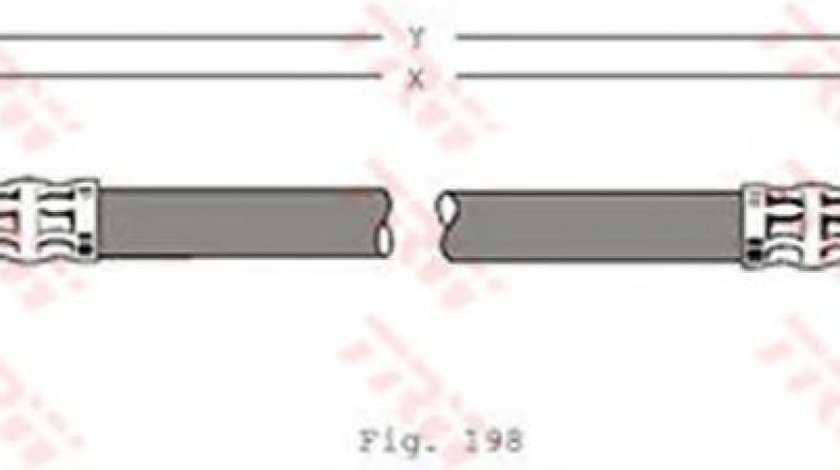 Furtun frana BMW Seria 5 (E39) (1995 - 2003) TRW PHB347 piesa NOUA