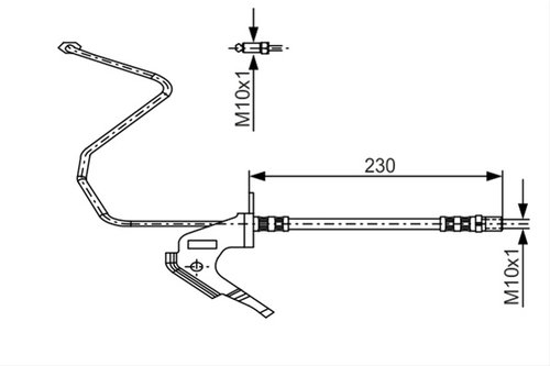 Furtun Frana Bosch Chevrolet 1 987 481 161