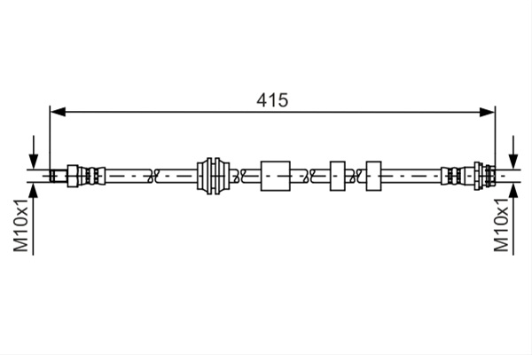 Furtun Frana Bosch Ford 1 987 481 425