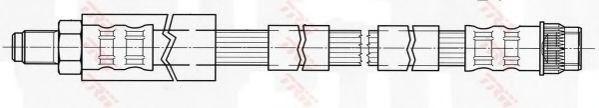 Furtun frana CITROEN C4 I (LC) (2004 - 2011) TRW PHB431 piesa NOUA