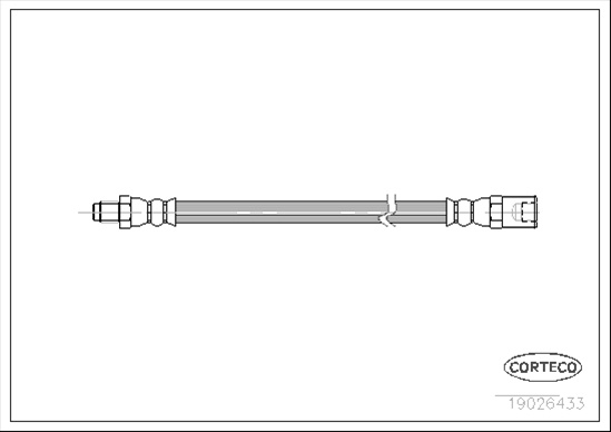 Furtun Frana Corteco Iveco 19026433