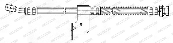 Furtun frana dreapta (FHY3170 FERODO PREMIER) HYUNDAI