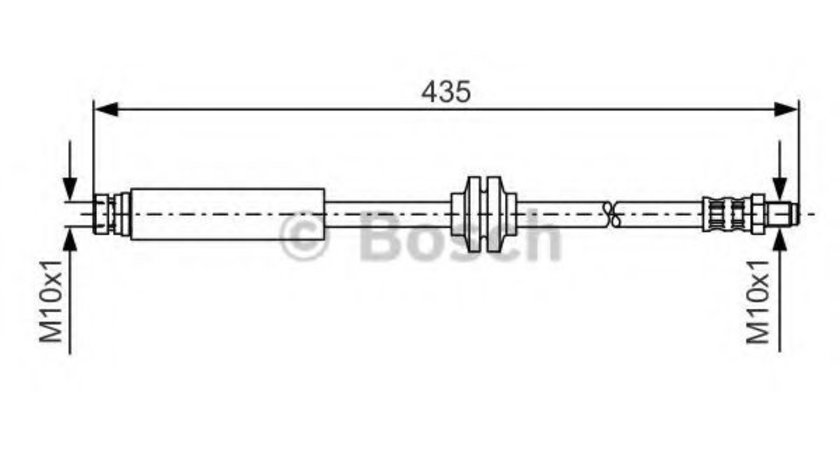 Furtun frana FORD C-MAX (DM2) (2007 - 2016) BOSCH 1 987 476 182 piesa NOUA