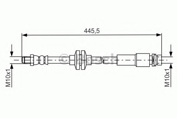 Furtun frana FORD C-MAX II (DXA) (2010 - 2016) BOSCH 1 987 481 668 piesa NOUA