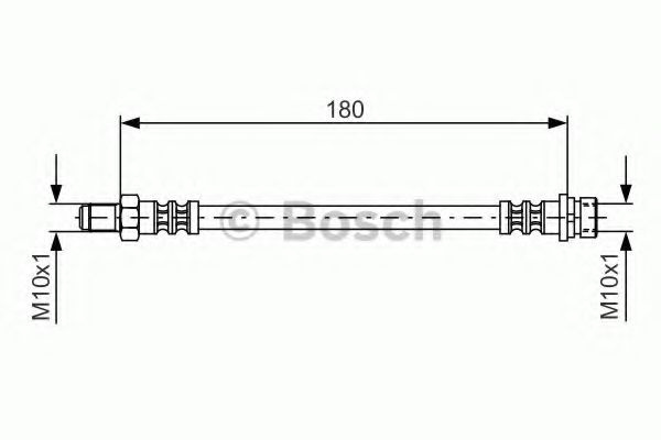 Furtun frana FORD FOCUS Combi (DNW) (1999 - 2007) BOSCH 1 987 476 887 piesa NOUA