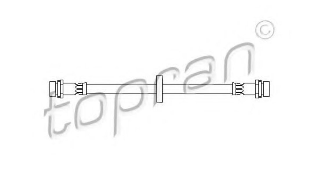 Furtun frana FORD FOCUS (DAW, DBW) (1998 - 2007) TOPRAN 301 426 piesa NOUA