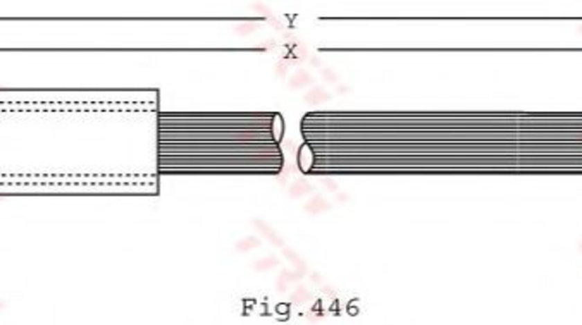 Furtun frana FORD MONDEO II Combi (BNP) (1996 - 2000) TRW PHD475 piesa NOUA