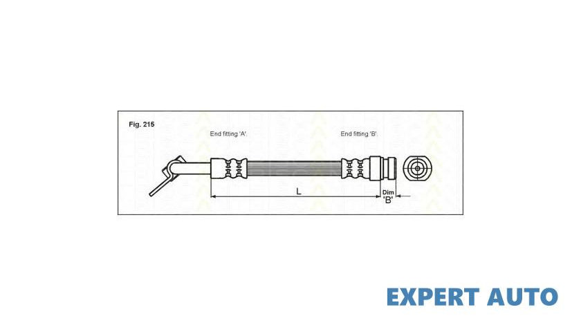 Furtun frana Hyundai H 200 caroserie 1997-2007 #2 50509