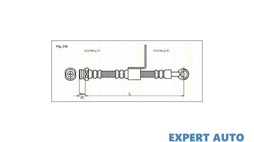 Furtun frana Kia CARENS Mk II (FJ) 2002-2016 #2 03Q59937