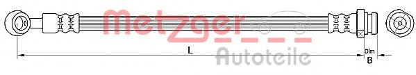 Furtun frana KIA CEED SW (ED) (2007 - 2012) METZGER 4110717 piesa NOUA