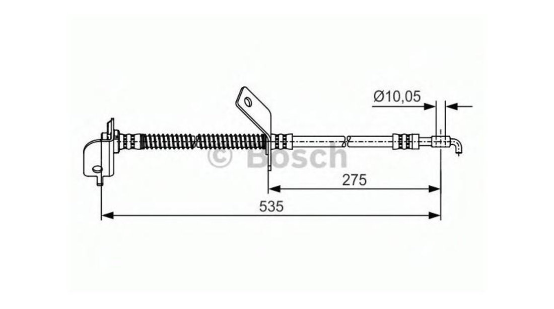 Furtun frana Kia PRO CEE D (ED) 2008-2013 #2 172993B