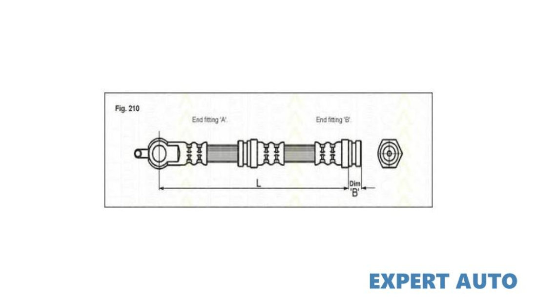 Furtun frana Mazda 323 S Mk VI (BJ) 1998-2004 #2 03Q58987