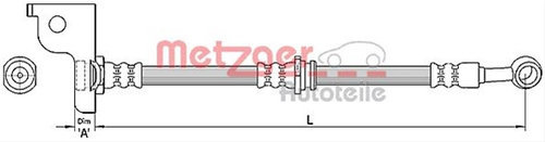 Furtun Frana Metzger Hyundai 4110138