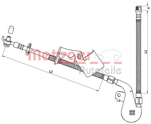 Furtun Frana Metzger Peugeot 4110809