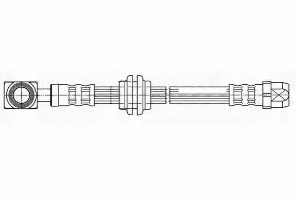 Furtun frana MINI MINI (R50, R53) (2001 - 2006) FERODO FHY2479 piesa NOUA