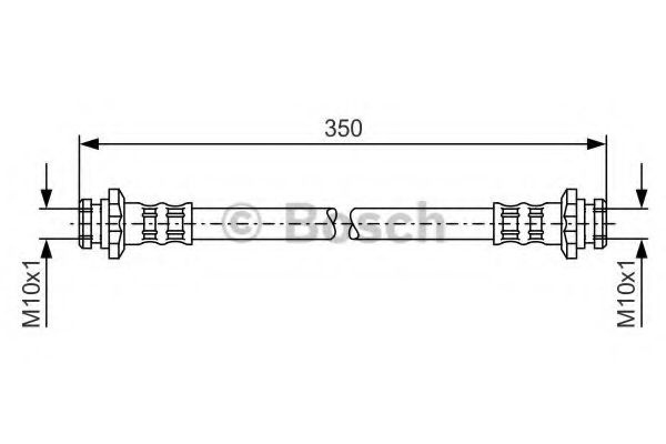 Furtun frana NISSAN PRIMERA Hatchback (P11) (1996 - 2002) BOSCH 1 987 476 134 piesa NOUA