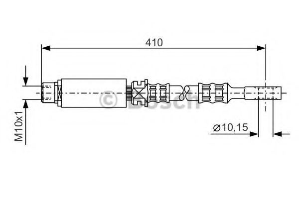 Furtun frana OPEL ASTRA F Hatchback (53, 54, 58, 59) (1991 - 1998) BOSCH 1 987 476 805 piesa NOUA