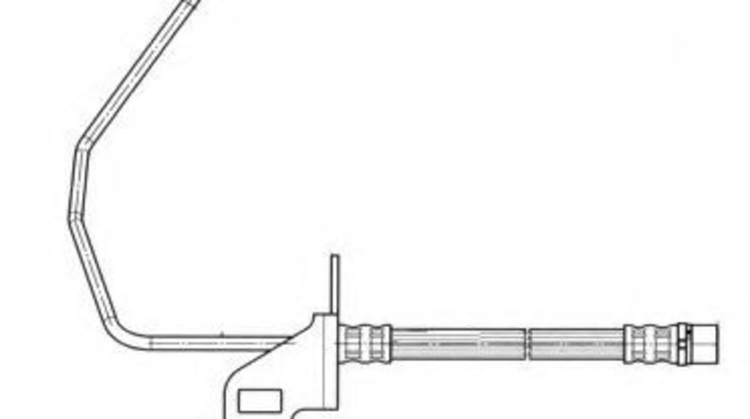 Furtun frana OPEL ASTRA G Combi (F35) (1998 - 2009) FERODO FHY3054 piesa NOUA