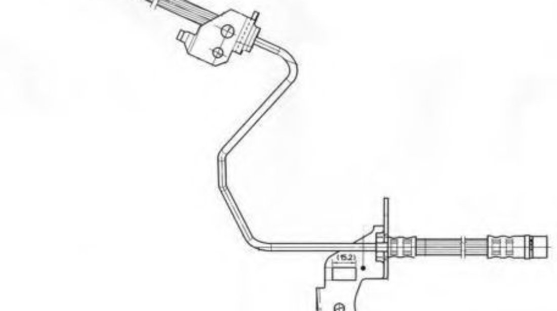 Furtun frana OPEL ASTRA G Combi (F35) (1998 - 2009) FERODO FHY2605 piesa NOUA