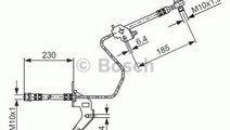 Furtun frana OPEL ASTRA G Combi (F35) (1998 - 2009...