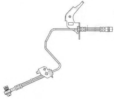 Furtun frana OPEL ASTRA G Limuzina (F69) (1998 - 2009) FERODO FHY2606 piesa NOUA