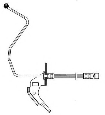 Furtun frana OPEL ASTRA H GTC (L08) (2005 - 2016) FERODO FHY3055 piesa NOUA