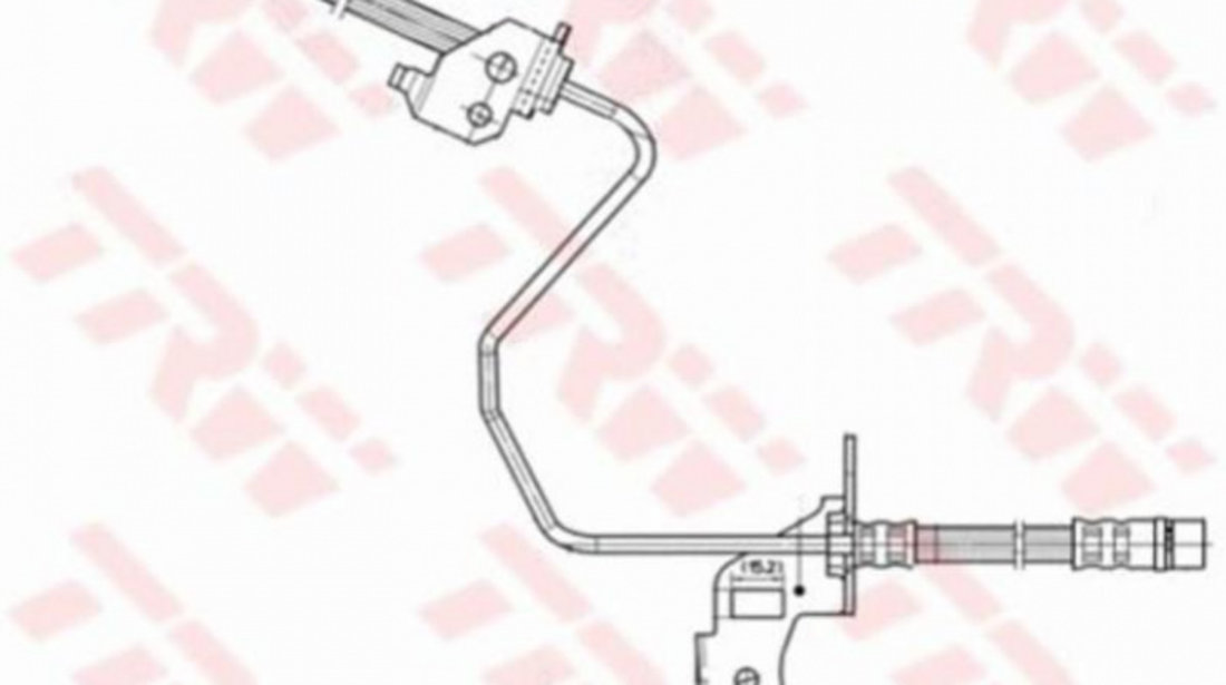 Furtun frana Opel ASTRA H limuzina (L69) 2007-2016 #2 13116137