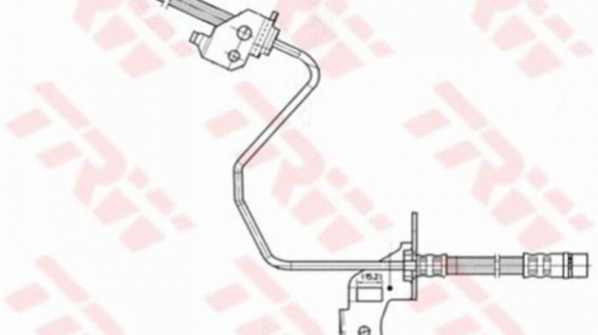 Furtun frana Opel ASTRA H limuzina (L69) 2007-2016 #3 13116137