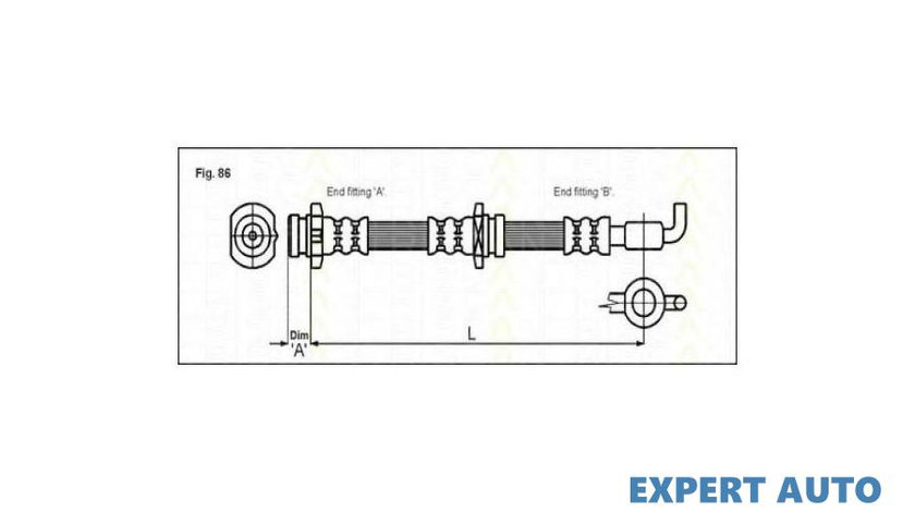 Furtun frana Opel FRONTERA B (6B_) 1998-2016 #2 03Q50966