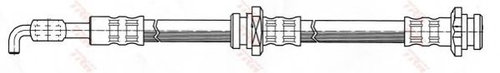 Furtun frana OPEL FRONTERA B (6B) (1998 - 2016) TRW PHD425 piesa NOUA