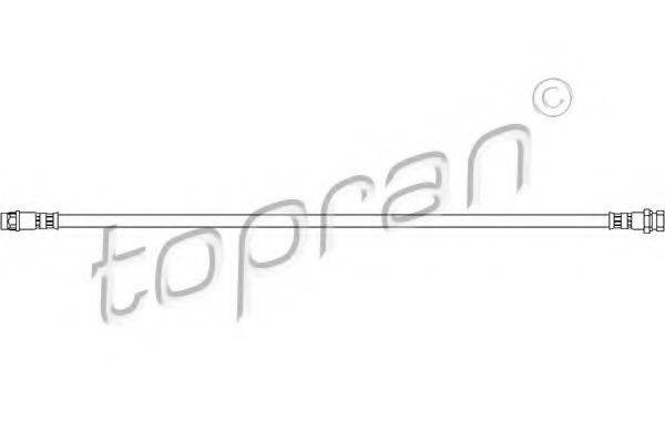 Furtun frana OPEL MOVANO Combi (J9) (1998 - 2010) TOPRAN 207 227 piesa NOUA