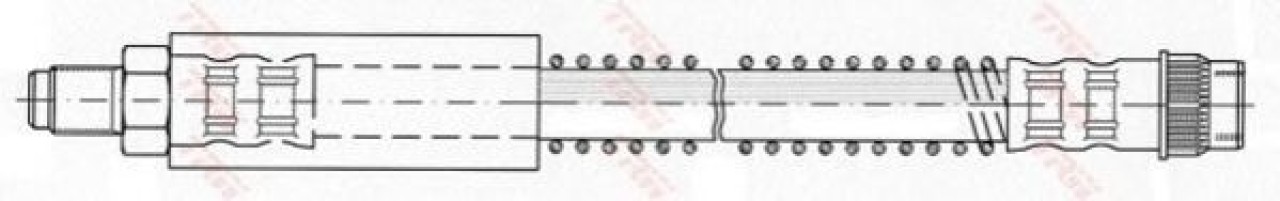 Furtun frana RENAULT CLIO I (B/C57, 5/357) (1990 - 1998) TRW PHB449 piesa NOUA