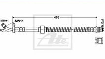 Furtun frana RENAULT MASTER II platou / sasiu (ED/...