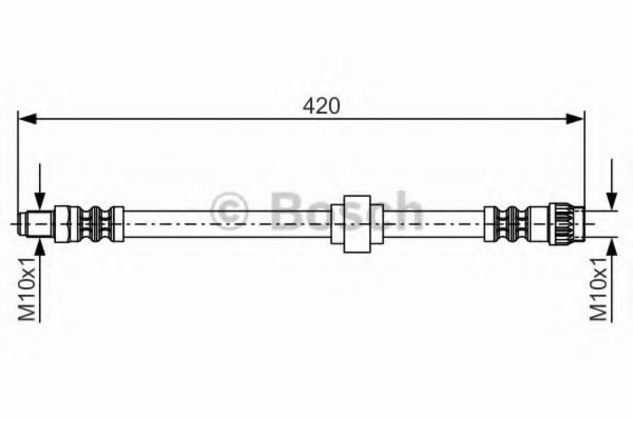 Furtun frana RENAULT SCENIC I (JA0/1) (1999 - 2003) BOSCH 1 987 476 704 piesa NOUA