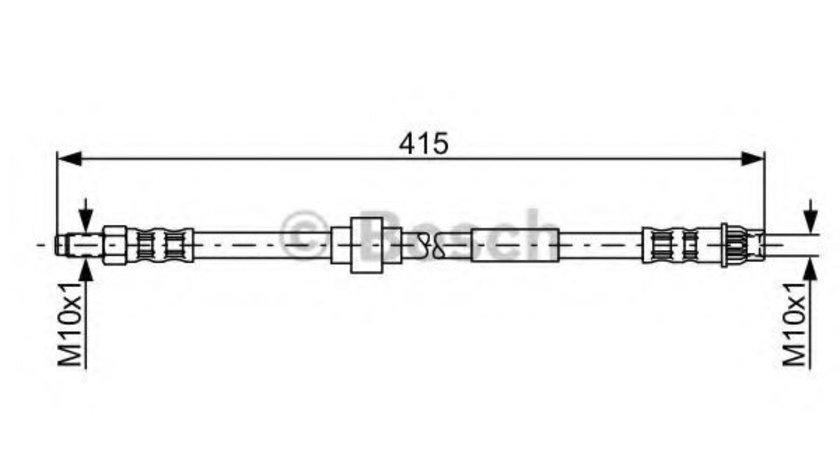 Furtun frana RENAULT TRAFIC III bus (2014 - 2016) BOSCH 1 987 481 165 piesa NOUA