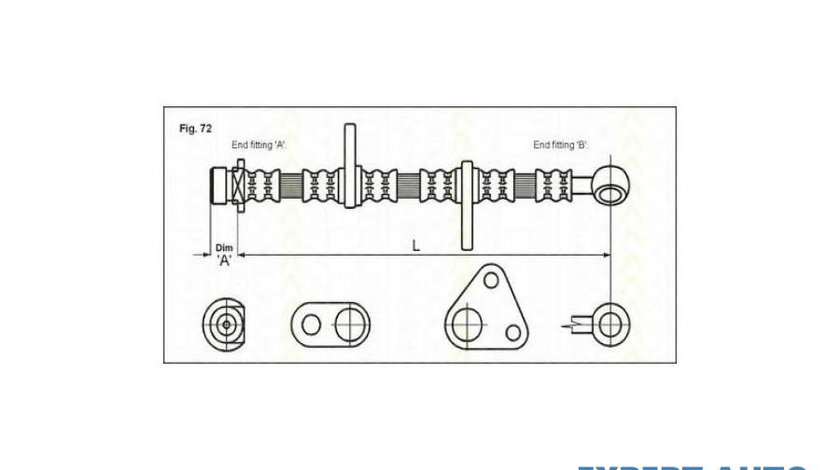 Furtun frana Rover 45 (RT) 2000-2005 #2 01464S04J00