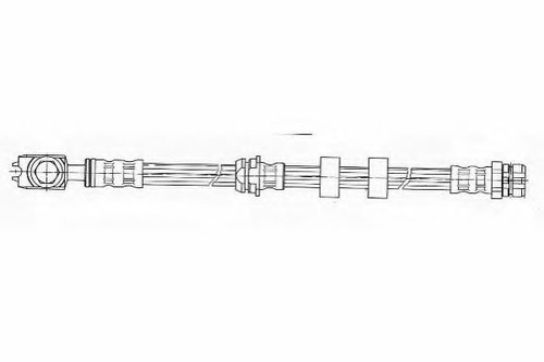 Furtun frana SKODA FABIA II (2006 - 2014) FERODO FHY2209 piesa NOUA