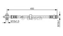 Furtun frana SKODA OCTAVIA I (1U2) (1996 - 2010) B...