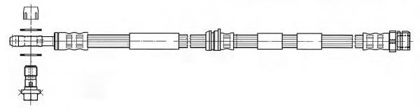 Furtun frana SKODA OCTAVIA I (1U2) (1996 - 2010) FERODO FHY2210 piesa NOUA