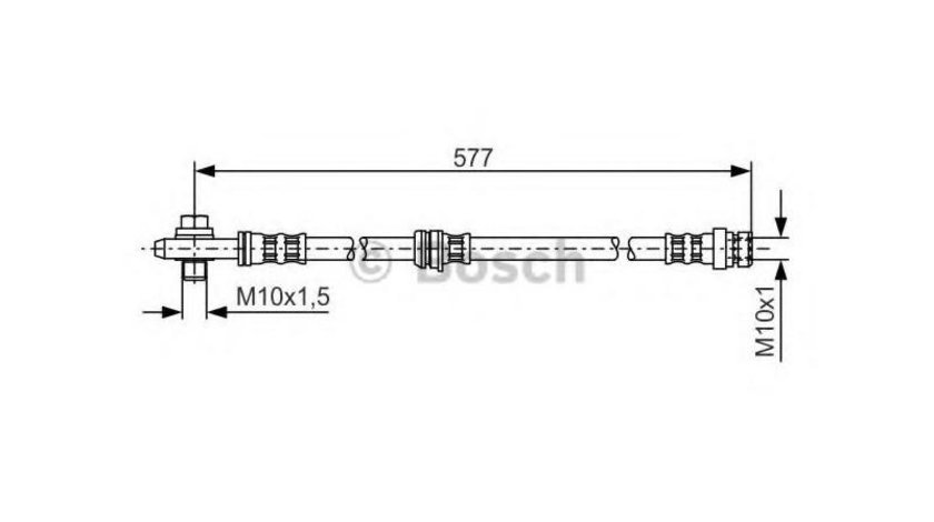 Furtun frana Skoda YETI (5L) 2009-2016 #3 13308547102