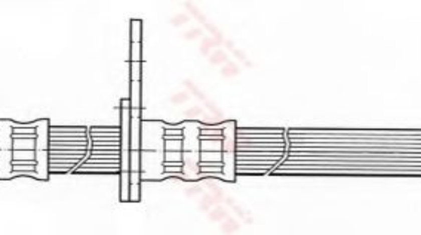 Furtun frana SUBARU LEGACY III (BE, BH) (1998 - 2003) TRW PHD438 piesa NOUA