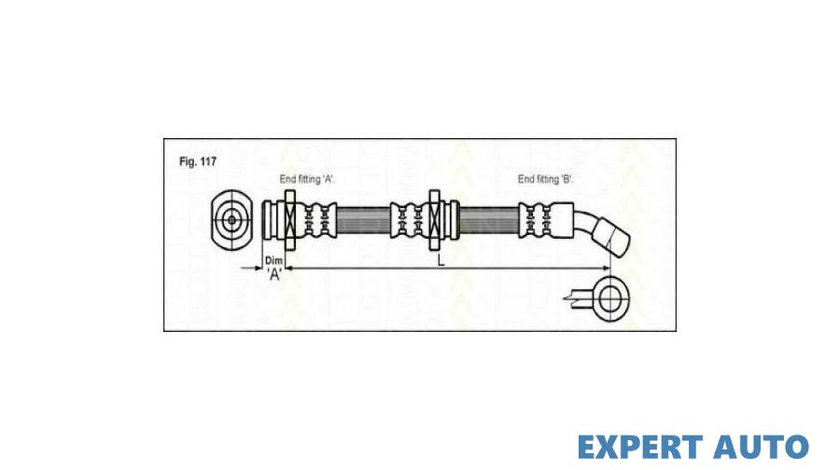 Furtun frana Suzuki VITARA Cabrio (ET) 2003-2005 #2 03Q50947