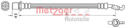 Furtun frana TOYOTA AVENSIS Combi (T25) (2003 - 2008) METZGER 4110286 piesa NOUA