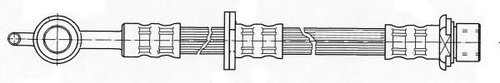 Furtun frana TOYOTA YARIS (P1) (1999 - 2005) FERODO FHY3051 piesa NOUA