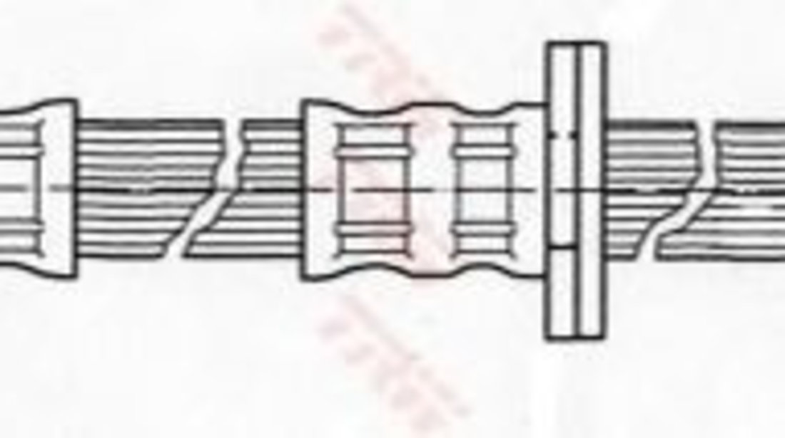 Furtun frana TOYOTA YARIS VERSO (NLP2, NCP2) (1999 - 2005) TRW PHD509 piesa NOUA