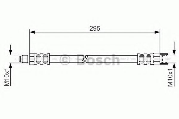 Furtun frana VOLVO XC90 I (2002 - 2016) BOSCH 1 987 481 015 piesa NOUA